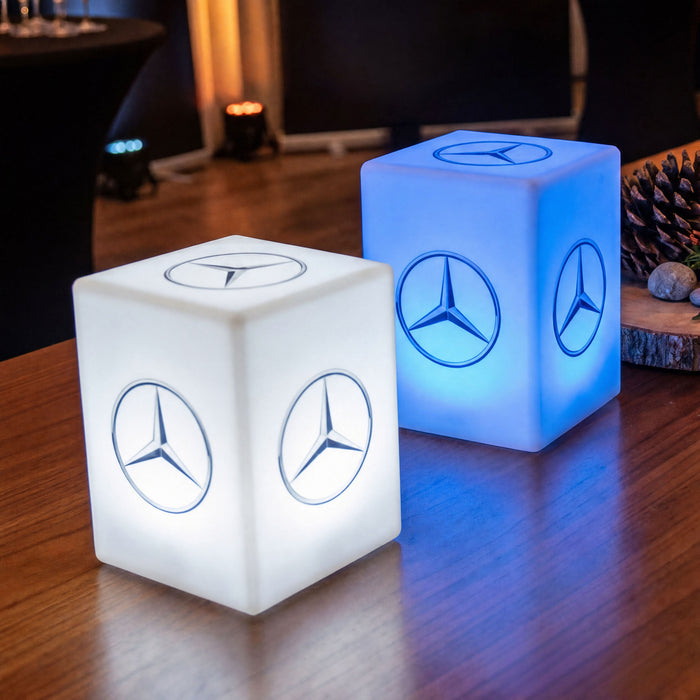 Lampe centre de table LED personnalisée Affichage promotionel rétroéclairé Publicité Lumière logo