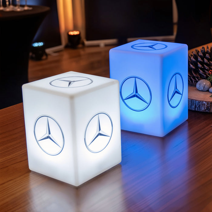 Lampe centre de table LED personnalisée Affichage promotionel rétroéclairé Publicité Lumière logo