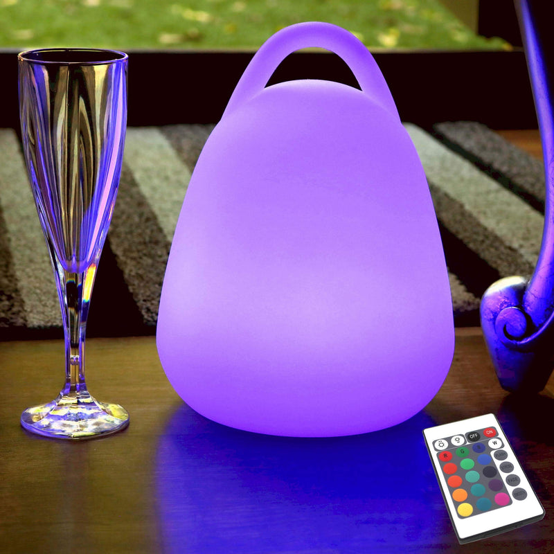 Lampe Nomade LED Rechargeable, Lanterne Extérieure Multicolore, 23cm