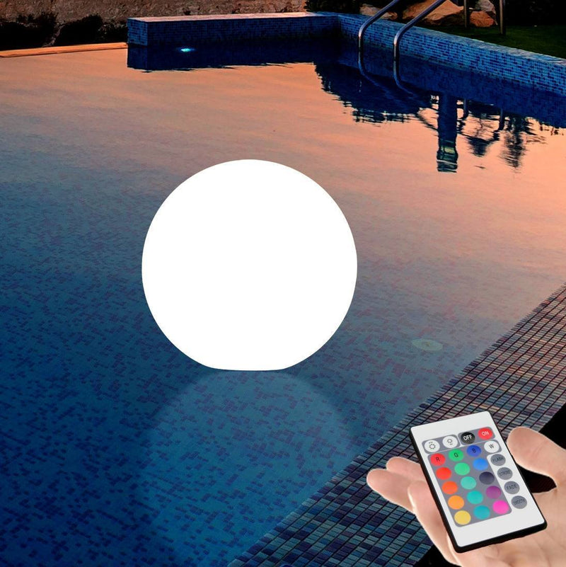 Sphère Lumineuse Flottante Piscine Jacuzzi, Lampe LED Jardin, 20cm