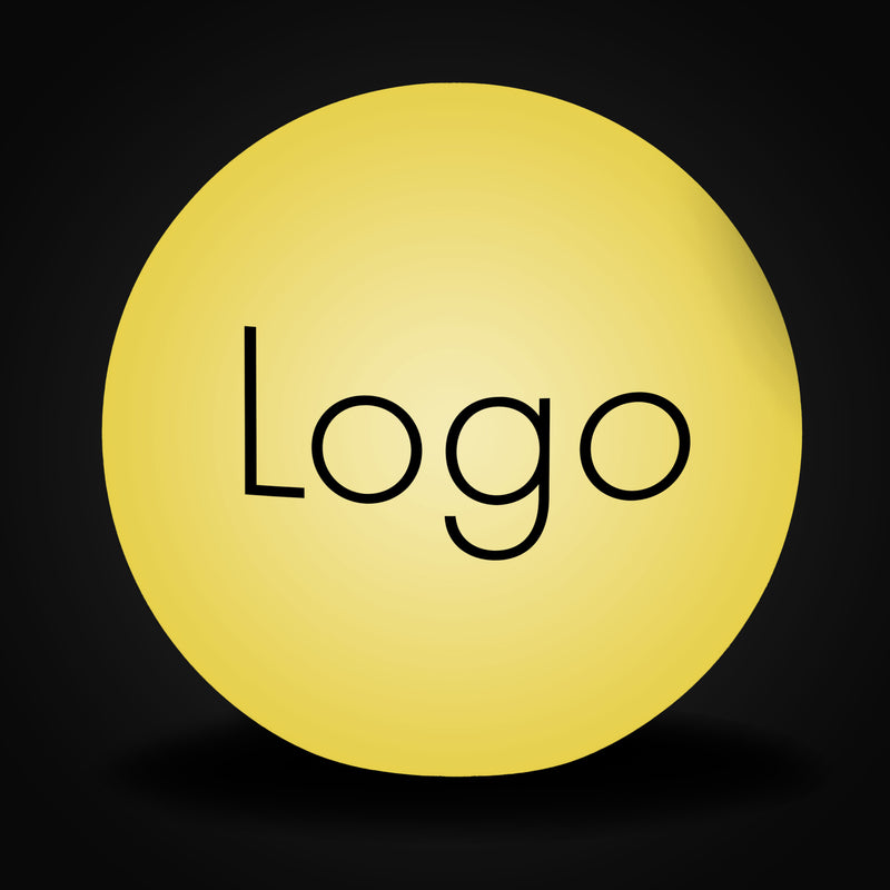 Lampe LED Ronde Personnalisable, Lampe Boule Globe de Surface Estampillée, Décoration Illuminée de Surface Éclairée pour Conférence, Événement