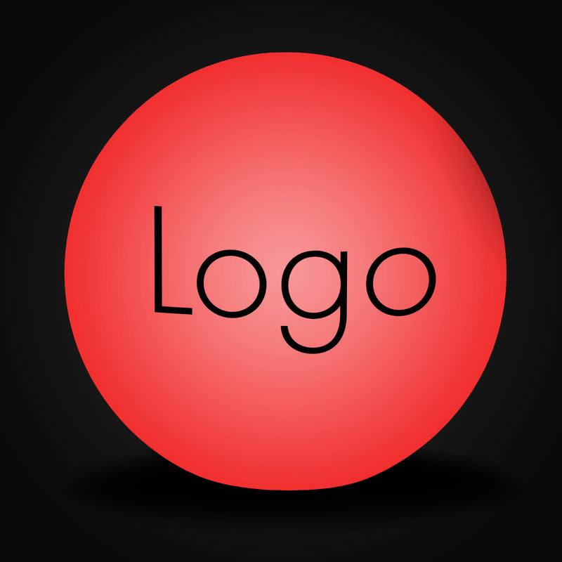 Lampe LED Ronde Personnalisable, Lampe Boule Globe de Surface Estampillée, Décoration Illuminée de Surface Éclairée pour Conférence, Événement