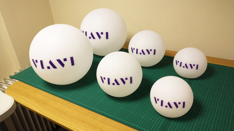 Centre de Table Estampillé Personnalisable, Caisson Lumineux LED Rond Sans Cadre avec Logo pour Salon, Événement Entreprise, Cérémonie de Prix
