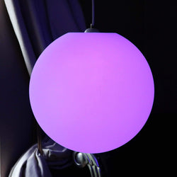 Lumière LED Plafonnier Multicolore, Lampe Suspension Sphère RGB Dimmable 50 cm