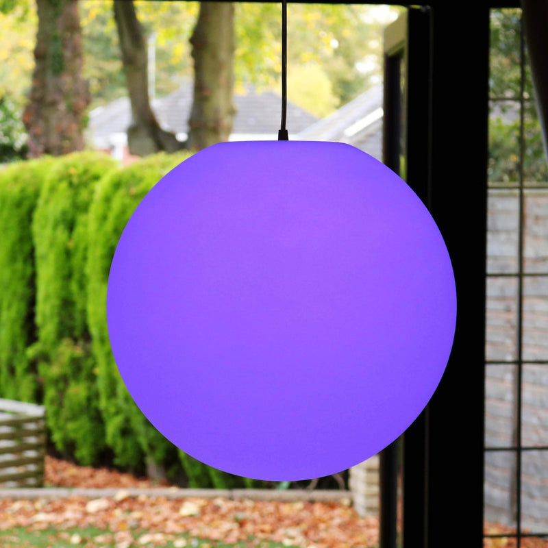 Lampe Plafond Suspension avec Télécommande, 40cm, Couleur Changeante
