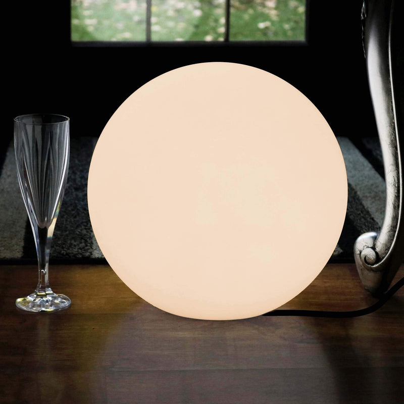 Lampe de Chevet Ronde Décorative, Boule 30cm, LED E27 Blanc Chaud – PK  Green France