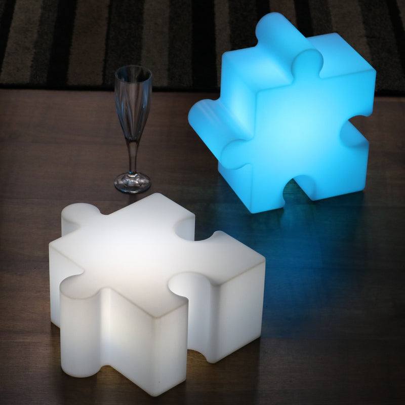 Lumière sensorielle LED puzzle, lampe rechargeable à couleur changeante pour enfants, jeunes