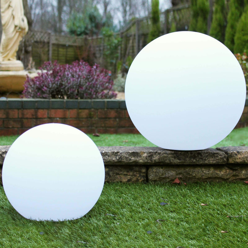 Grande Boule LED Multicolore 50 cm sans Fil, Lampe à Pied avec Télécommande