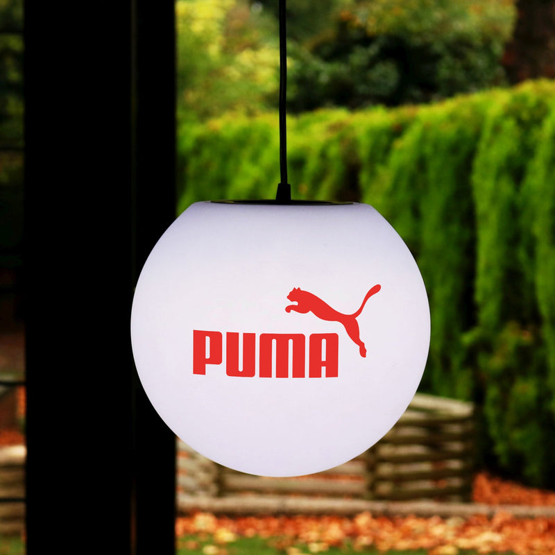 Sphère lumineuse LED Lampe suspendue Lampe à suspension E27 Pub Éclairage d'enseigne 20 cm Lumière