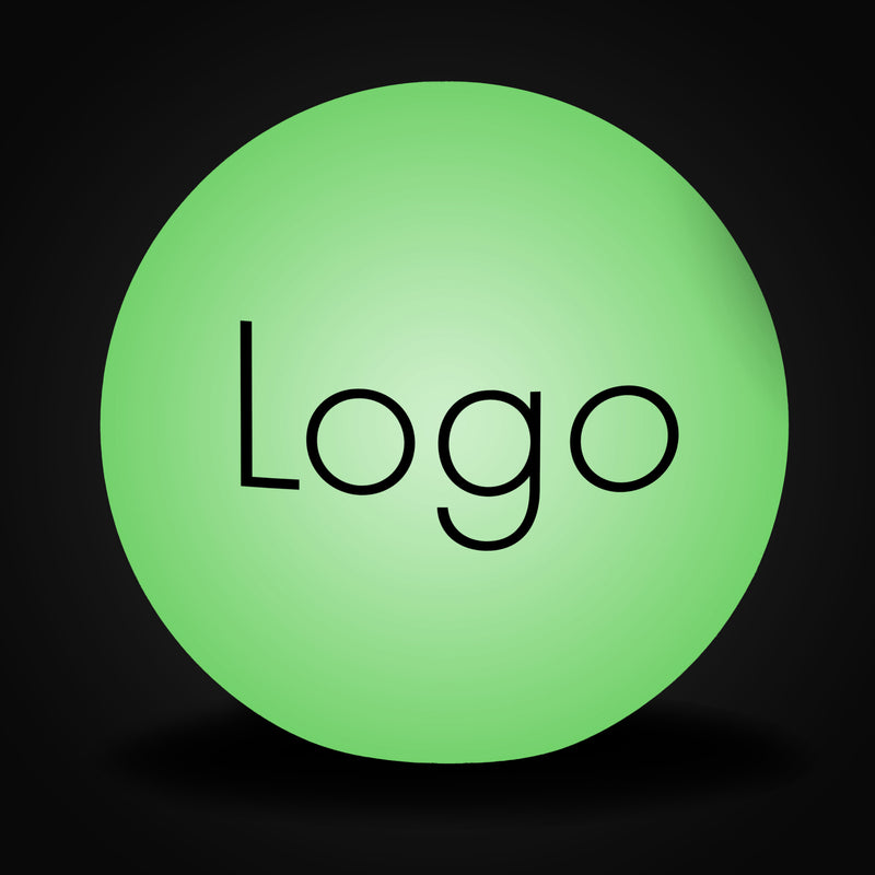 Lampe LED Ronde Personnalisable, Lampe Boule Globe de Surface Estampillée, Décoration Illuminée de Surface Éclairée pour Conférence, Événement