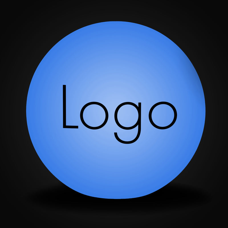 Lampe LED Ronde Personnalisable, Lampe Boule Globe de Surface Estampillée, Décoration Illuminée de Surface Éclairée pour Conférence, Événement