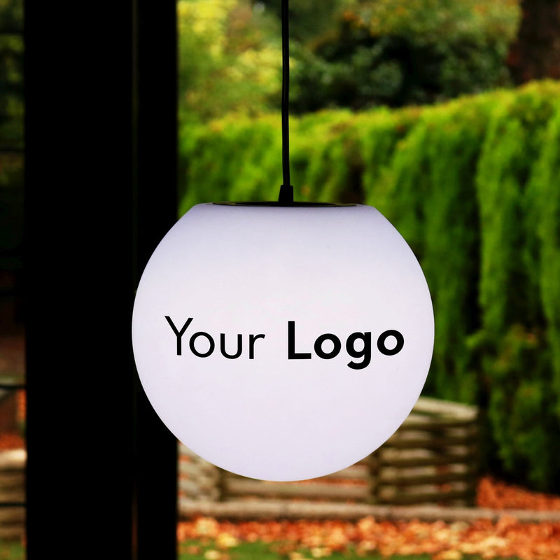 Plafonnier Lampe plafond ronde LED Boule publicité lumineuse Affichage promotionel E27 personnalisé