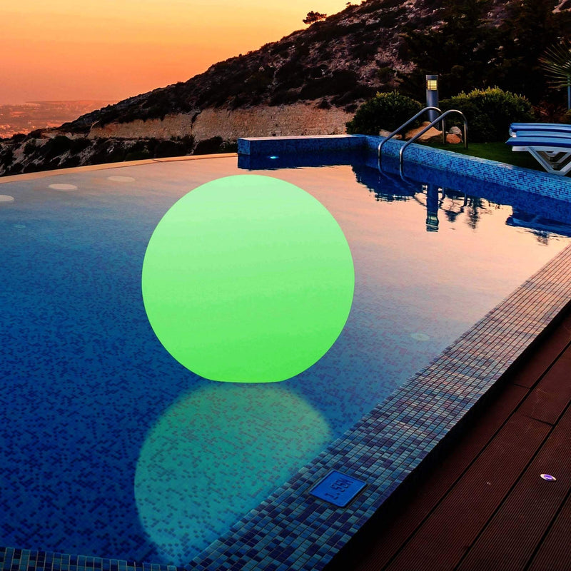 Boule de lumières de piscine flottante, télécommande de boule de lumière  LED, cadeau de piscine de lumières LED, boules lumineuses de lampe de boule  de lumière de nuit 