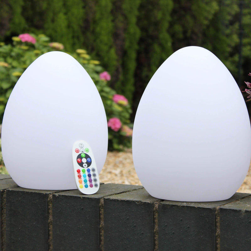 Lampe de Table Décorative RGB sans Fil, Lumière Extérieur Jardin, 27cm