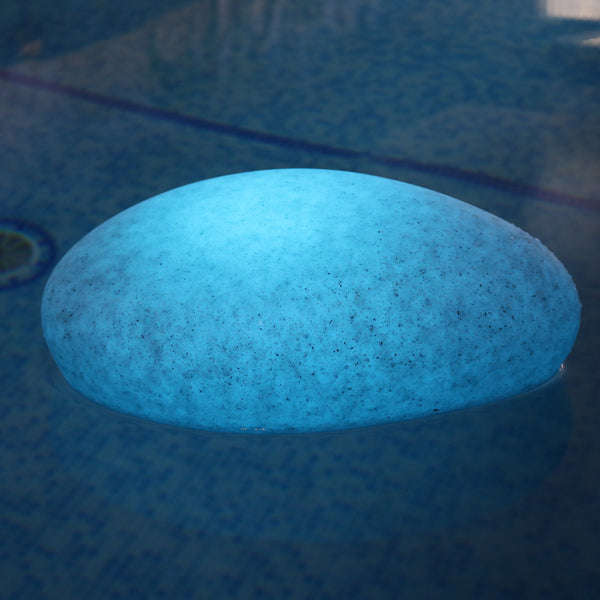 Lumière flottante LED piscine éclairage extérieur bassin de jardin lampe silex de couleur changeante