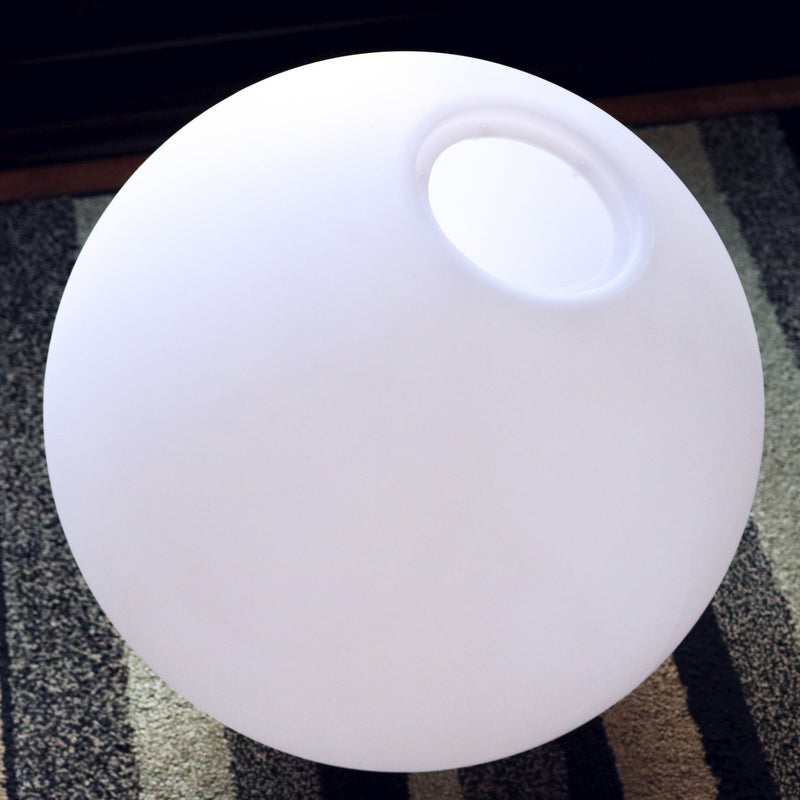 Abat-jour en forme de sphère Boule de 50 cm en plastique PE, Globe sur pied, 500 mm de diamètre