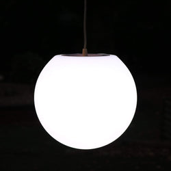 Luminaire Suspension Ronde, Lampe Plafond Moderne 25cm, LED E27 Blanc