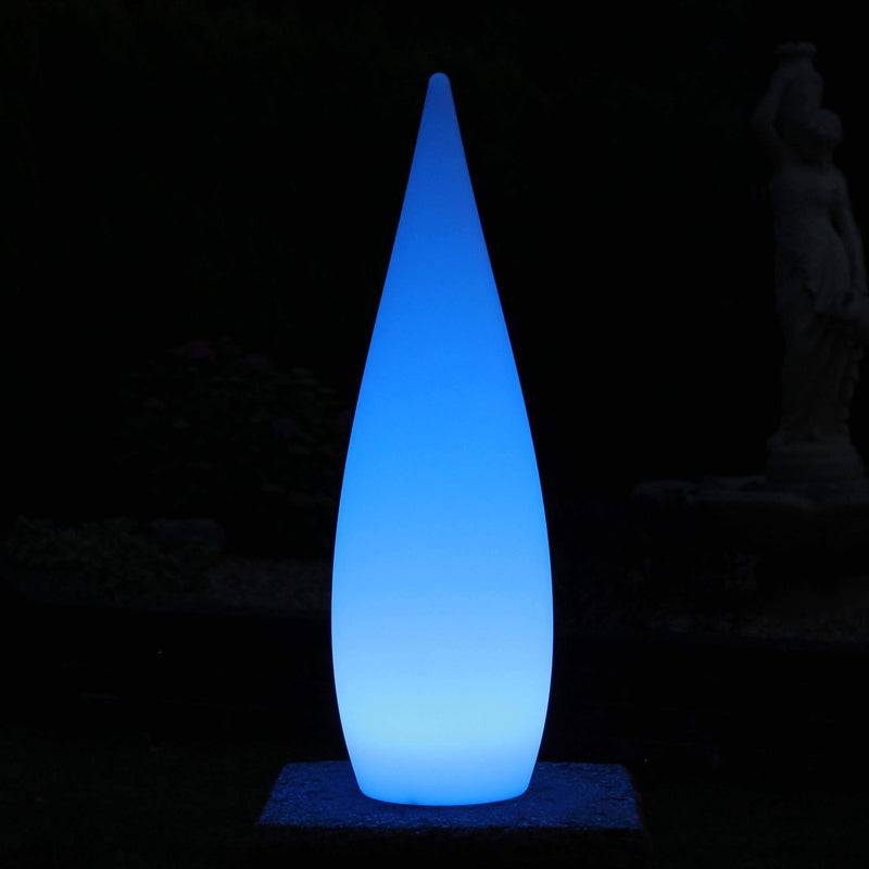 Lampe Sol Design Extérieur Jardin, Lampadaire LED Multicolore sans Fil