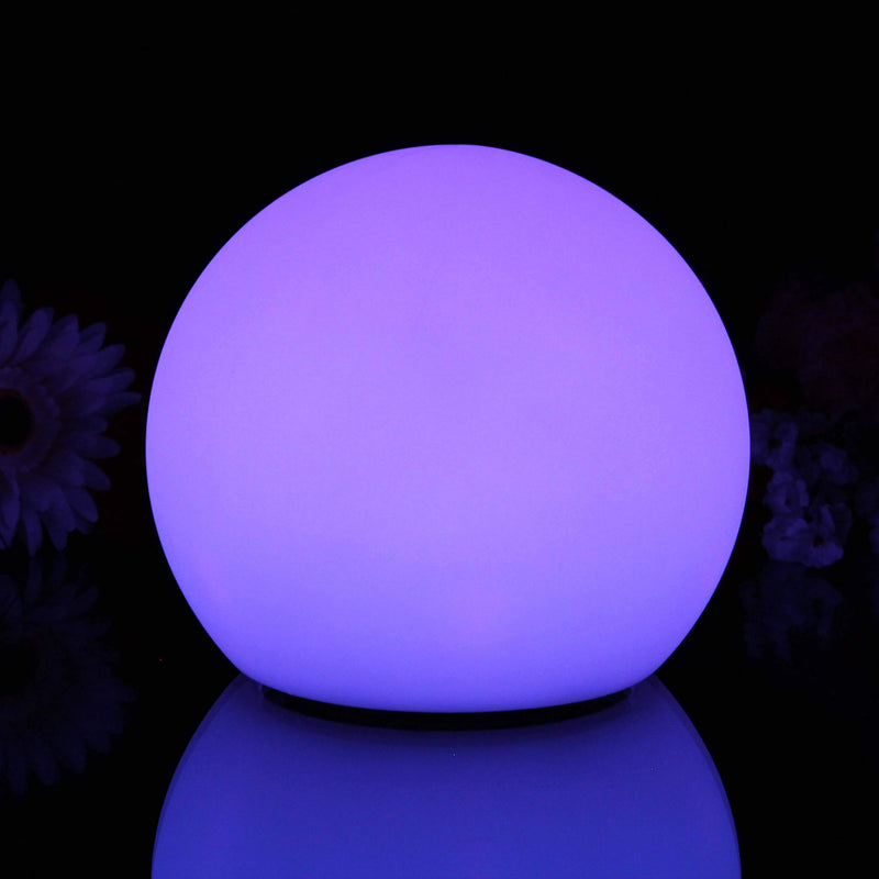 Lampe de Chevet Ronde sans Fil, Lumière Ambiance LED Multicolore