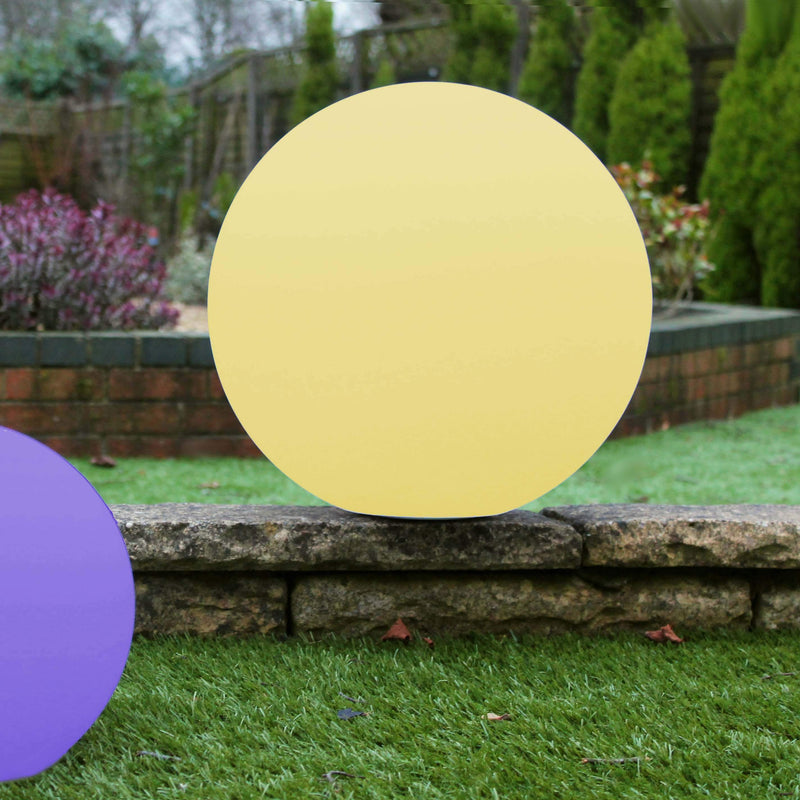 Boule Lumineuse Blanche Etanche sur Secteur 40 cm - Lumi-Jardin