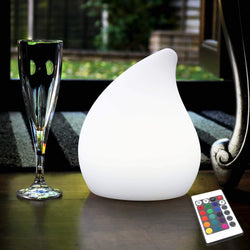 Lampe Chevet Chambre Design sans Fil, Lumière Multicolore Salon, 20cm
