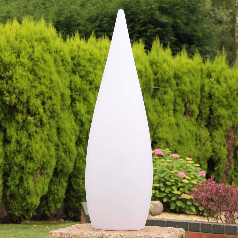 Lampe Sol Design Extérieur Jardin, Lampadaire LED Multicolore sans Fil