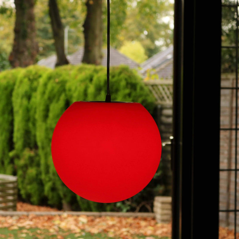 Luminaire Suspension Extérieur Jardin, Rechargeable, Multicolore, 25cm