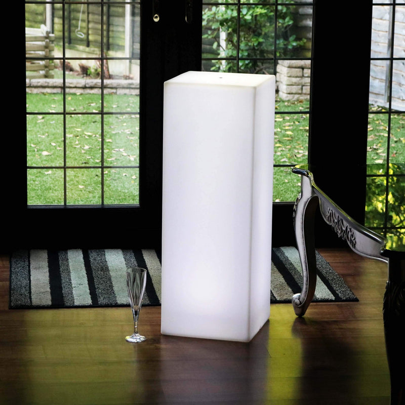 Lampadaire LED Salon Rechargeable avec Télécommande, Multicolore, 80cm
