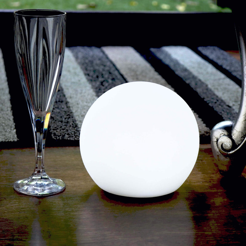 Lampe de Chevet Nuit, Sphère Lumineuse LED Multicolore sans Fil, 15cm