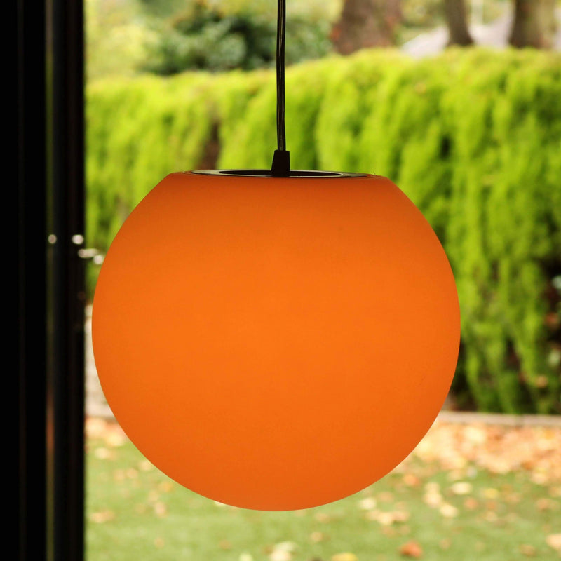 Luminaire Suspension Extérieur Jardin, Rechargeable, Multicolore, 25cm