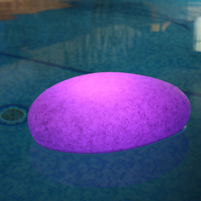 Lumière flottante piscine Lampe LED étanche RGB pour patio, lampe de bassin jacuzzi, galet décoratif