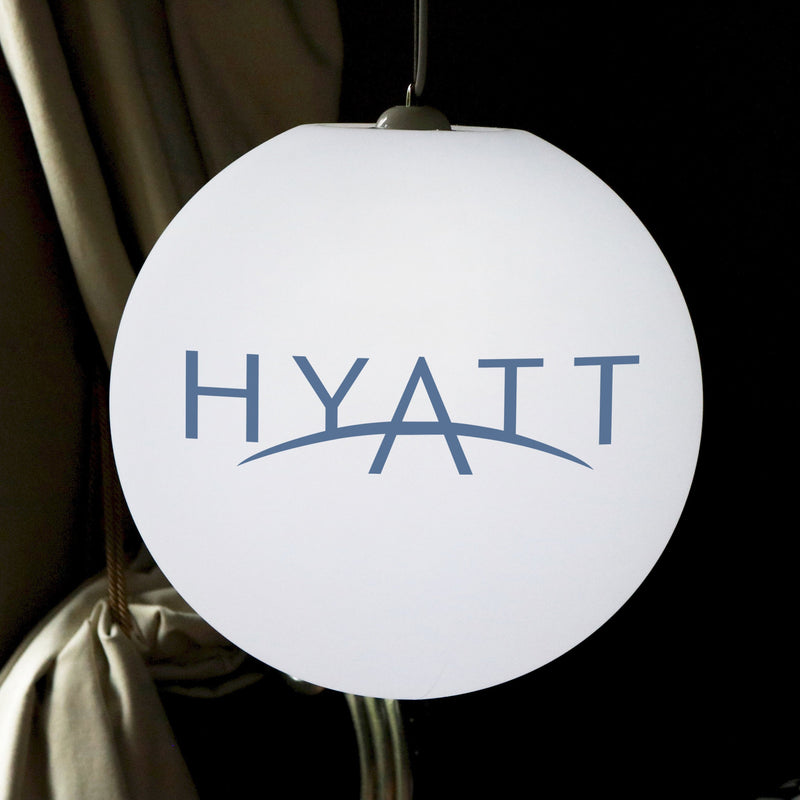 Boule lumineuse Affichage promotionel plafonnier LED individualisé 60 cm Lampe Pub Sphère lumineuse