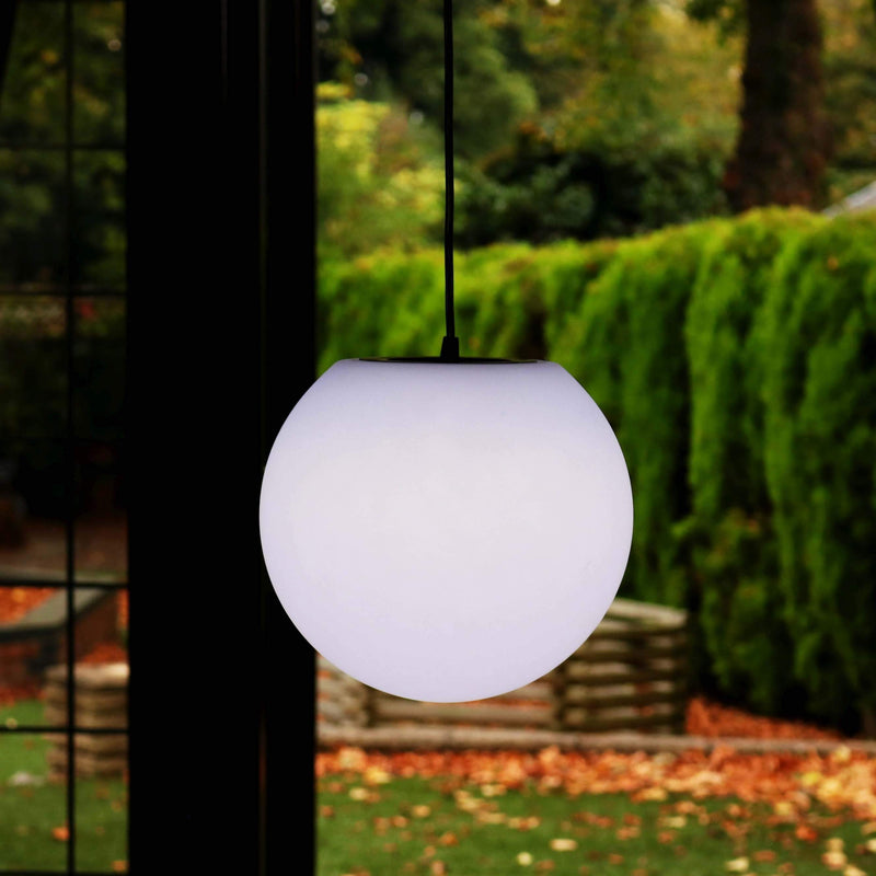 Luminaire Suspension Extérieur Jardin, Rechargeable, Multicolore, 25cm