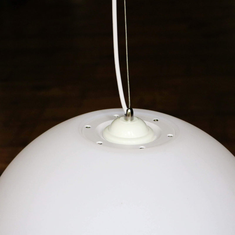 Lampe Suspension Plafonnier, Globe Lumineux 50 cm, Luminaire Boule LED E27 Blanc