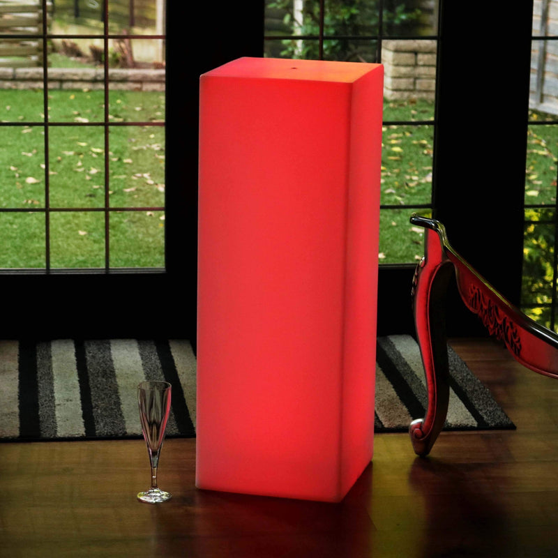 Lampadaire LED Salon Rechargeable avec Télécommande, Multicolore, 80cm