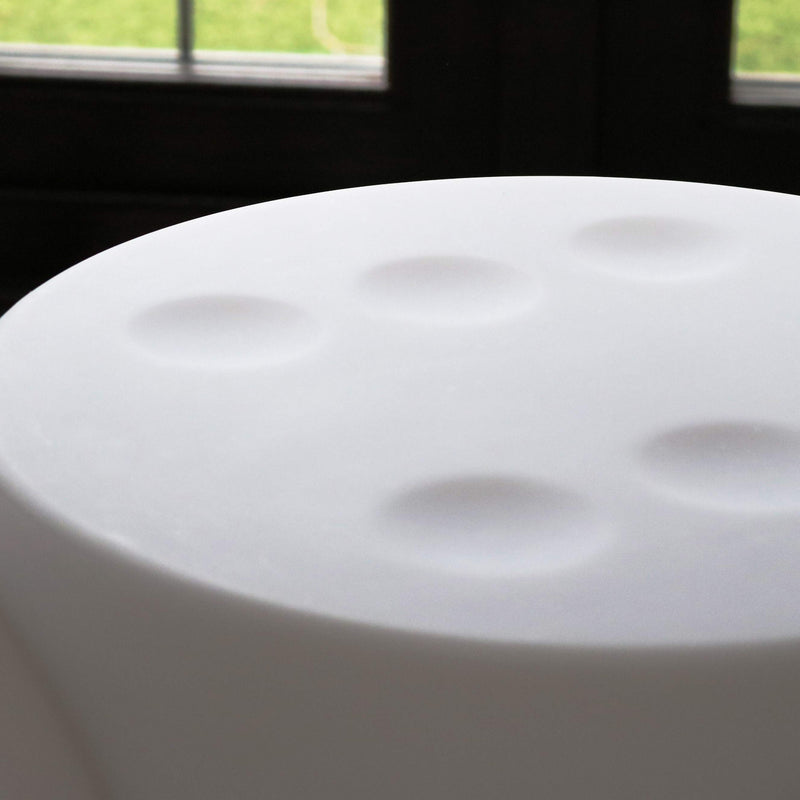 Tabouret Cube Lumineux LED, Lampadaire Rechargeable 40cm, Lumière Sensiorelle