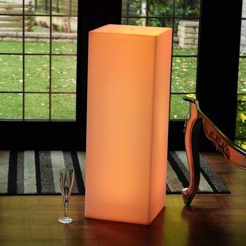Lampadaire LED Salon Rechargeable avec Télécommande, Multicolore, 80cm