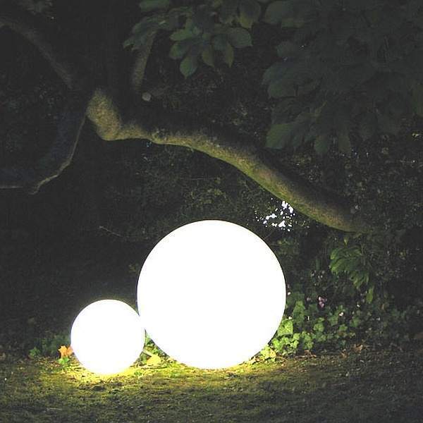Sphère Lumineuse RGB, Lampadaire LED sans Fil, Lampe de Sol Salon 40cm