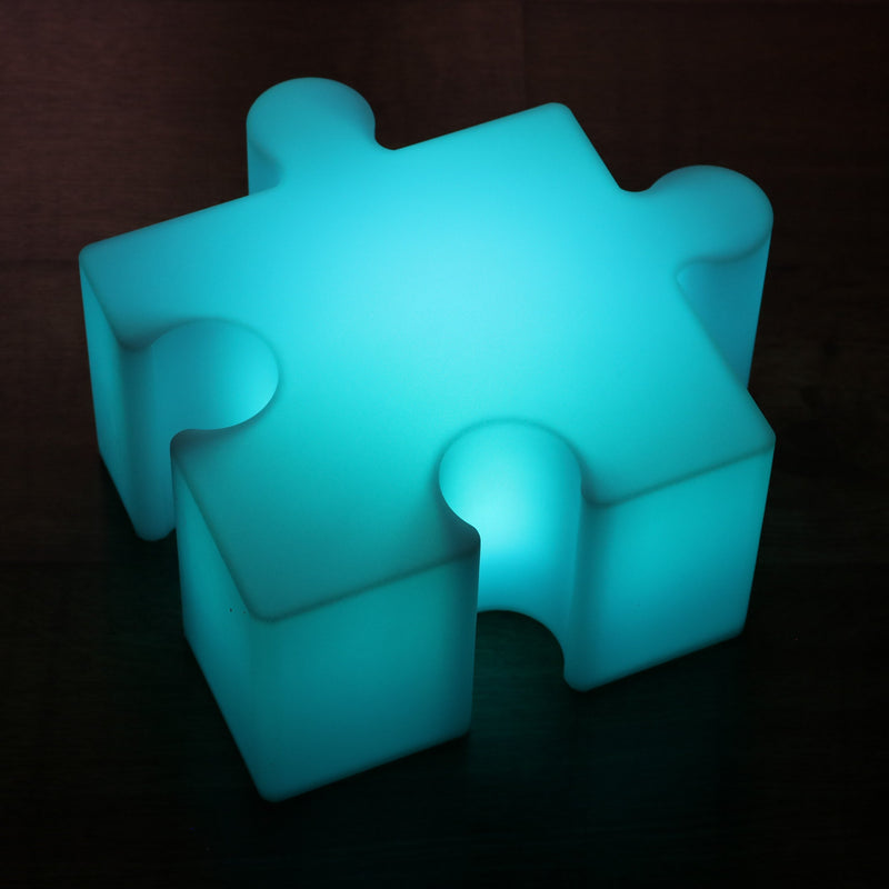 Lumière sensorielle LED puzzle, lampe rechargeable à couleur changeante pour enfants, jeunes