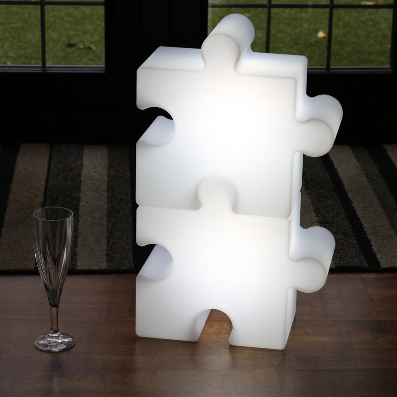 Lumière sensorielle LED puzzle, lampe rechargeable à couleur changeante pour enfants, jeunes