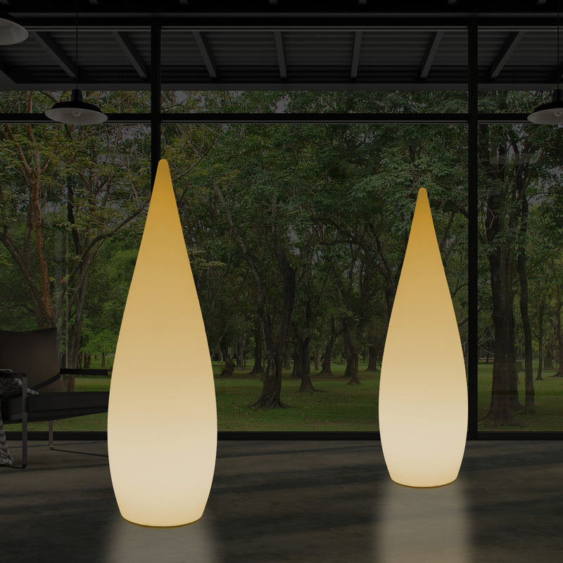 Lampadaire LED E27 1,2m éclairage de la chambre à coucher goutte d'eau conception unique blanc chaud