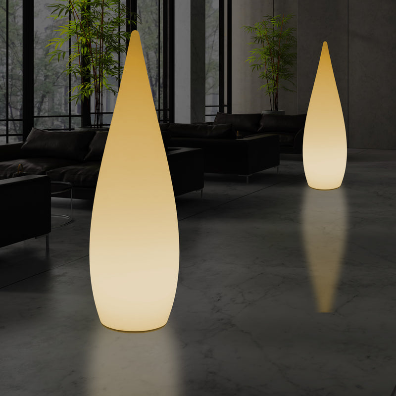 Lampadaire LED E27 1,2m éclairage de la chambre à coucher goutte d'eau conception unique blanc chaud