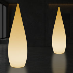 Lampadaire LED E27 1,2m éclairage de la chambre à coucher goutte d'eau conception unique blanc chaud