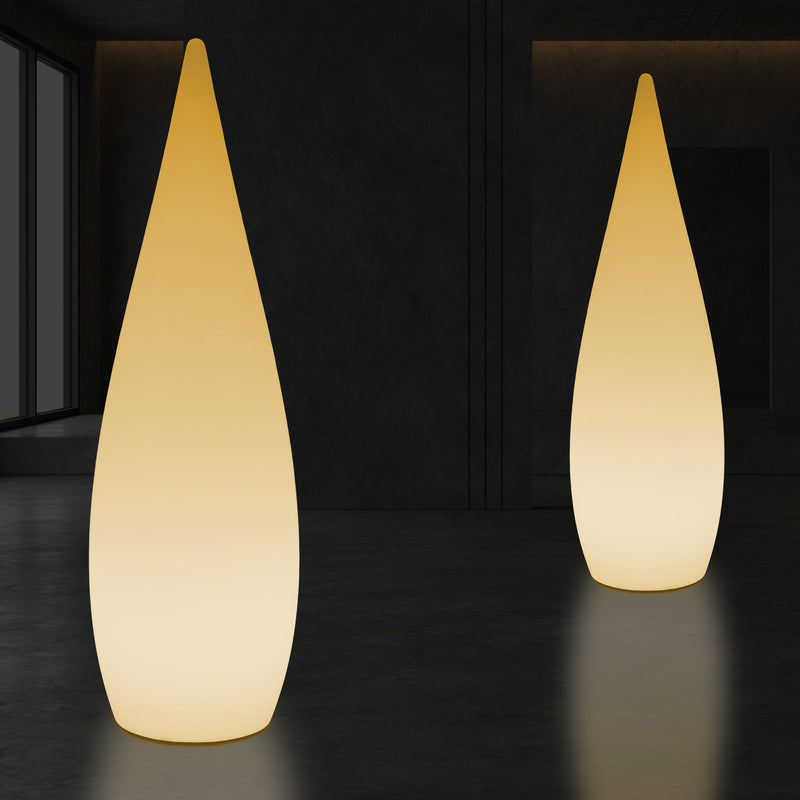 Lampadaire LED E27 1,2m éclairage de la chambre à coucher goutte d'eau conception unique blanc chaud