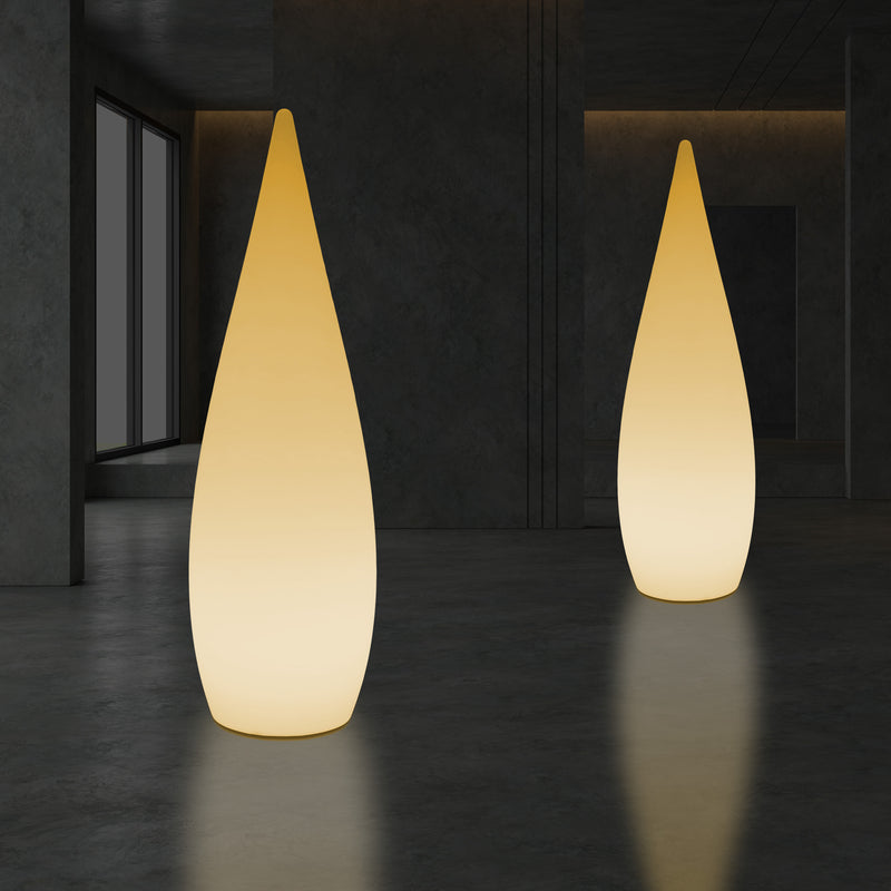 Lampadaire LED E27 1,2m éclairage de la chambre à coucher goutte d'eau conception unique blanc chaud