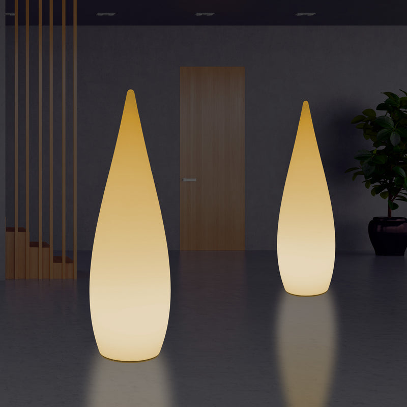 Lampadaire LED E27 1,2m éclairage de la chambre à coucher goutte d'eau conception unique blanc chaud