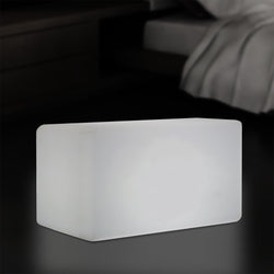 Lampe à LED forme de banquette, 55 x 35 cm Lampe de sol moderne E27 pour salon, lumière blanche
