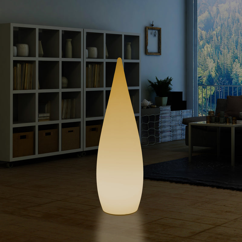 Lampadaire LED E27 1,2m éclairage de la chambre à coucher goutte d'eau conception unique blanc chaud