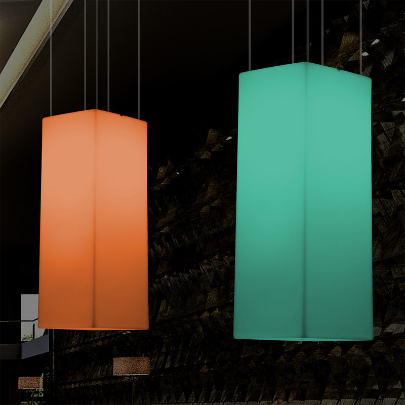 Suspension linéaire à LED, lampe à suspension RVB moderne multicolore, 80 x 30 cm, lampe d'ambiance