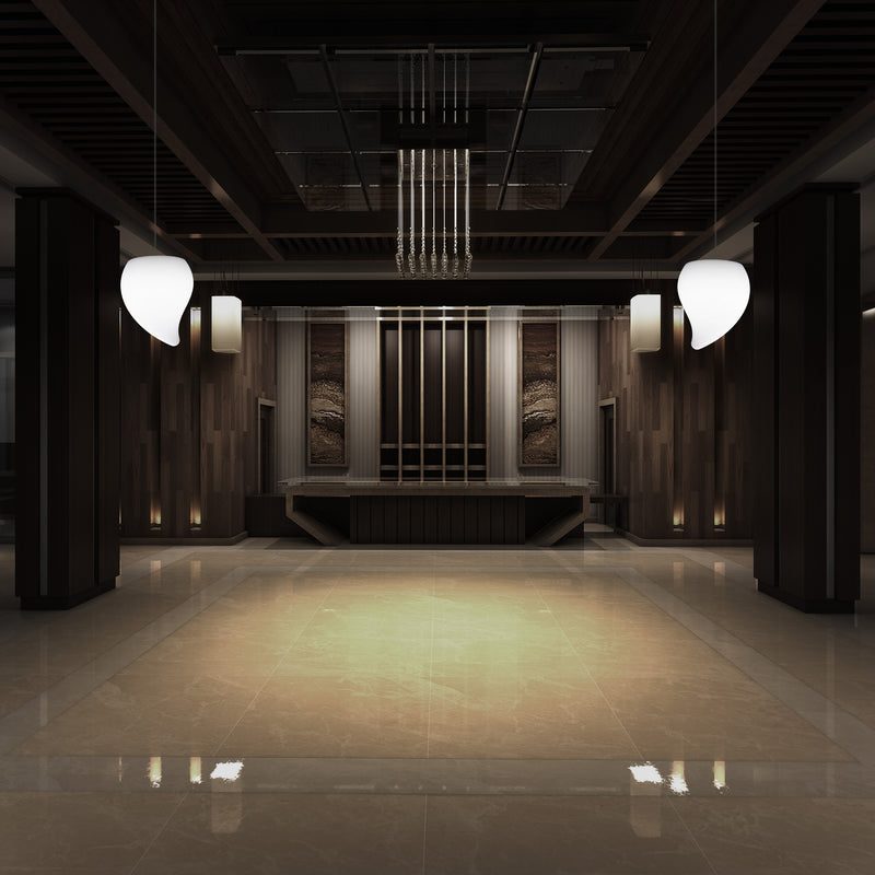 Suspension design à LED, Lampe de plafond suspendue unique  en forme de larme E27, lumière blanche